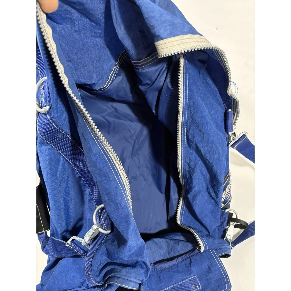 PEPSI COLA Blue X-LARGE Nylon Two-In-One Duffle Bag 1990's W/ Detachable Side
